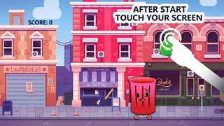 Touch game - Trash Throw - Screenshot 2