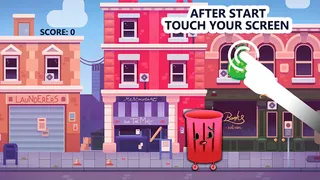 Touch game - Trash Throw - Screenshot 2