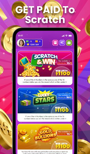 Scratch app - Money rewards! - Screenshot 2