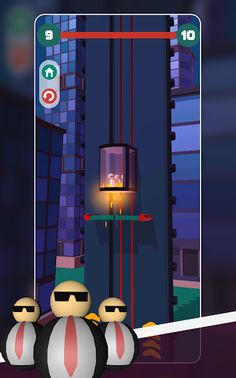 Elevator Fall : best free hard - Screenshot 1