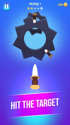 Knives out: knife 3D hit games - Screenshot 1