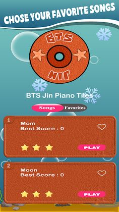 BTS JIN Piano Tiles - Screenshot 1