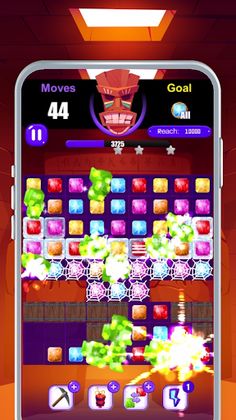 Gems of Africa - Match Three - Screenshot 1