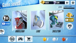 Sleigh Champion : Winter sport - Screenshot 1