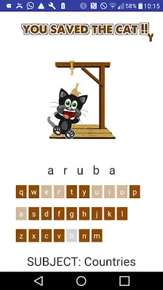 Hanged Cat hangedcat Cat Game - Screenshot 3
