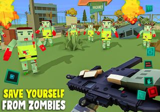 Zombie Pixel Warrior 3D- The L - Screenshot 1