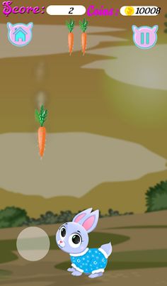 Rabbit Rumble: Carrot Chase - Screenshot 1