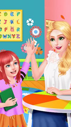 My Fun School Day Beauty Salon - Screenshot 2