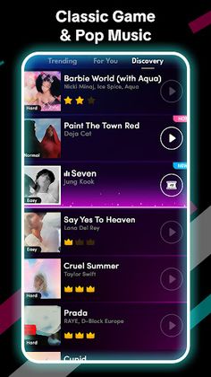 Piano Rainbow Tiles Music Game - Screenshot 2