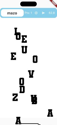 Lluvia de letras - Screenshot 3