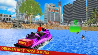Pizza Delivery Jet Ski Fun - Screenshot 3