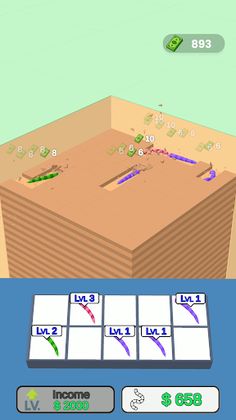 Digger Worms - Screenshot 4