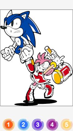 Soni Color By Number Cartoon - Screenshot 1