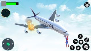 Flying Spider Rope Hero 3D - Screenshot 1