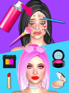 Lip Art Beauty Makeup Games - Screenshot 4