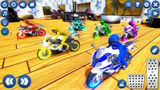 Superhero Bike Tabletop Racing - Screenshot 1