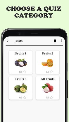 Fruits and Vegetables - Quiz - Screenshot 2