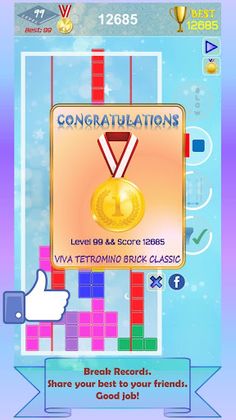 Viva Tetromino Brick Classic - Screenshot 1