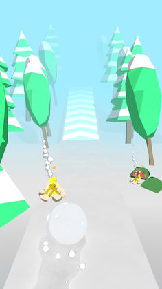 Snow Bowling 3D - Screenshot 2