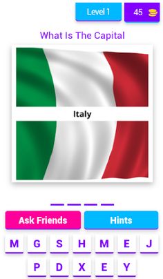 Guess The Capitals Of a World - Screenshot 1