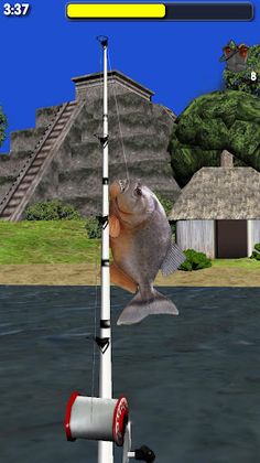 Big River Fishing 3D - Screenshot 1