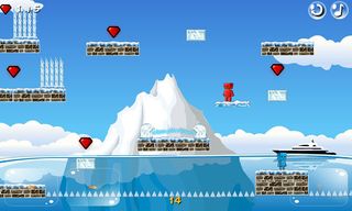 Two Players - Square Bros In F - Screenshot 3