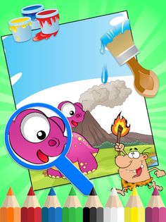 Dinosaurs Coloring Pages - Screenshot 4