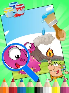 Dinosaurs Coloring Pages - Screenshot 4