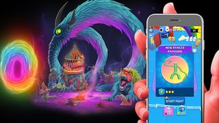 Dominate the rainbow monster - Screenshot 2