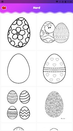 coloring easter kinder eggs - Screenshot 2