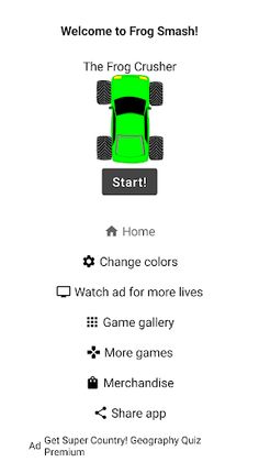 Frog Smash: Racing Game - Screenshot 2