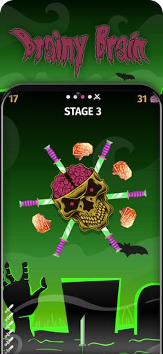 Knife Hit Zombie Head Shoot - Screenshot 2