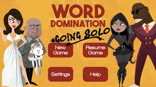 Word Domination: Going Solo - Screenshot 1