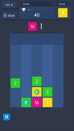 2048 Drop Adventure – Merge - Screenshot 3
