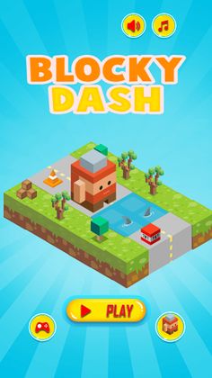 Blocky Dash - Screenshot 1