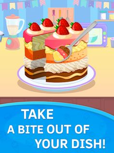 Cake cooking games for kid Pro - Screenshot 2