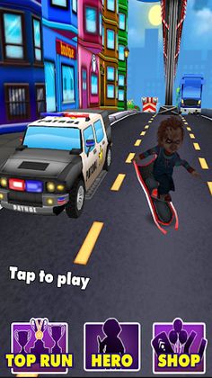 Subway Chucky Runner skyboard - Screenshot 1