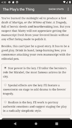 The Play's the Thing - Screenshot 2