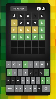 Žodukas: Guess That Word - Screenshot 1