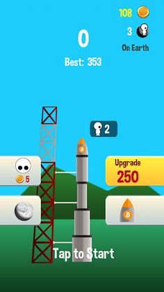 Bitcoin to the moon - the game - Screenshot 1