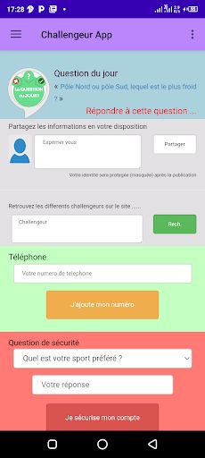 Challengeur App - Screenshot 1