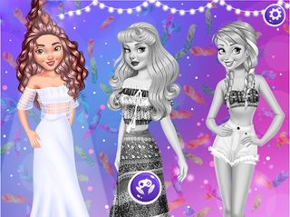 ازياء بنات - تجميل الاميرات - Screenshot 1