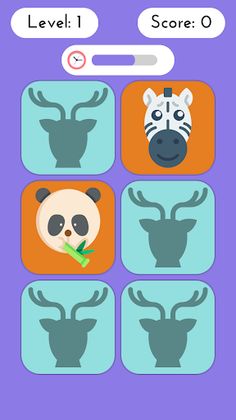 Animals Memory Game for kids - Screenshot 3