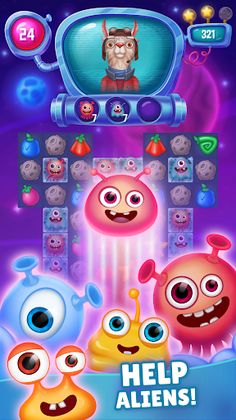 Space Matchers Match 3 Games - Screenshot 2