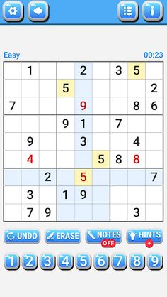 Soduku puzzle game - Screenshot 2
