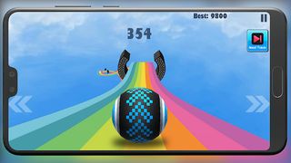 Rolling Ball Impossible road - Screenshot 1