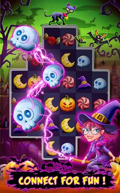 Witch Connect - Halloween game - Screenshot 2