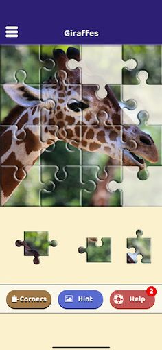 Giraffe Love Puzzle - Screenshot 2