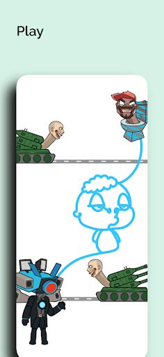 Draw to Toilet Skibydi Rush - Screenshot 1