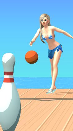Draw Bowling - Screenshot 1